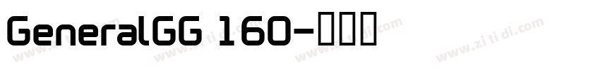 GeneralGG 160字体转换
